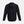 Back view of a black Under Armour hooded windbreaker jacket