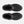 Top view of black Under Armour athletic sneakers