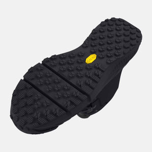 Under Armour shoe tread with Vibram logo
