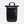 Under Armour black roll top backpack with front bungee cord system and top handle