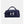Navy blue Under Armour duffel bag with silver logo