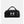 Black Under Armour duffel bag with silver logo and shoulder strap