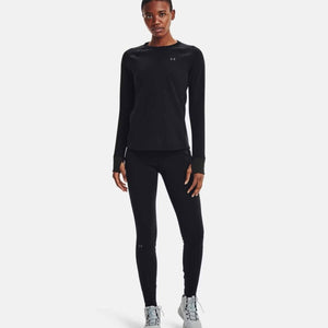 Under Armour black long sleeve crew neck shirt and matching black leggings