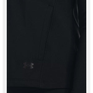 Under Armour black jacket detail showing pocket and logo