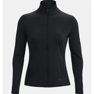 Under Armour black full zip track jacket with mock neck collar