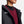 Under Armour black hooded jacket with logo over a maroon sweatshirt
