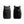 Front and back view of a black Bellroy backpack