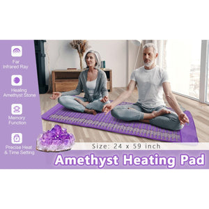 UTK Technology amethyst heating pad with infrared ray and memory function features