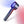 Handheld LED light therapy device emitting blue and red light