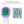 UTK Technology infrared thermometer with backlit LCD screen showing temperature reading