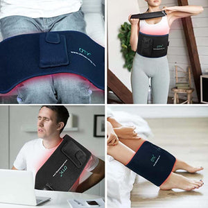 UTK Technology infrared heating pad applied to various body parts including waist shoulder and leg