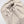 Beige fabric drawstring closure on a backpack