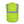 Back view of a lime green quilted high visibility safety vest with reflective silver stripes