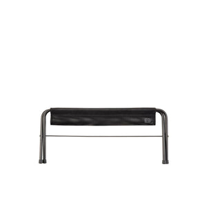 Snow Peak black mesh folding stool frame