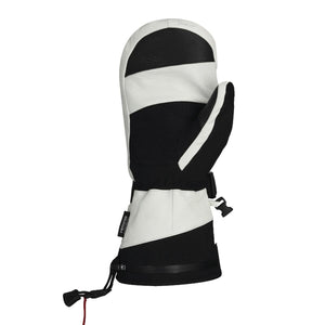Seirus black and white waterproof breathable winter mitten