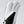 Hestra white leather ski glove with black fabric accents