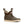 Xtratuf brown ankle deck boot with cream sole and pull tabs