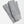 Pair of grey Fibreheat knit gloves with ribbed cuffs