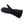 Glovii black heated mitten with red zipper and adjustable wrist cord