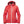 Helly Hansen red hooded waterproof jacket with white zippers