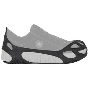 K1 Ice Cleats traction device fitted over a grey shoe
