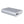 Silver portable power bank with USB and micro USB ports