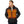Man wearing a Venture Heat black hooded jacket with visible internal heating elements