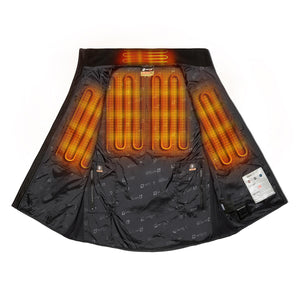 Venture Heat heated jacket interior showing heating element placement