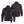 Venture Heat black heated jacket showing front and back views