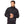 Man wearing a black Venture Heat heated jacket with a front zipper and high collar