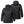 Venture Heat black hooded puffer jacket shown from front and back views