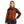 Woman wearing a Venture Heat black jacket with glowing orange heating elements visible on the chest and arms