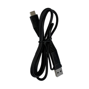 Venture Heat black USB-C to USB-A charging cable