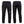 Venture Heat black heated base layer pants shown from front and back views