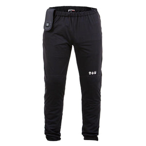 Venture Heat black heated pants with elastic waistband and battery pocket