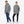 Man and woman wearing grey Venture Heat zip up hoodies with white sneakers and jeans