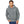 Man wearing a grey Venture Heat zip up hoodie with a fleece lining