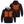 Venture Heat black zip up hoodie with glowing internal heating elements on chest and back