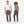 Man and woman wearing Venture Heat grey heated sweatpants with visible heating elements on the thighs