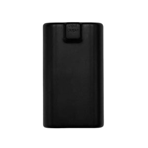 Venture Heat black rectangular power bank with input and output ports