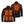 Venture Heat black heated jacket showing front and back heating elements
