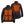Venture Heat black softshell jacket showing front and back heating element zones