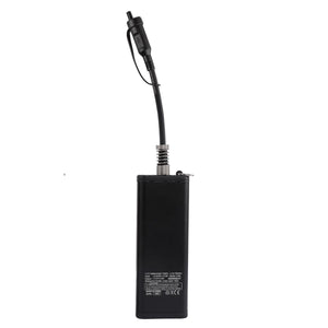 Venture Heat black lithium ion battery pack with attached power cable and connector