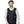 Man wearing a black Venture Heat heated vest over a grey long sleeve shirt