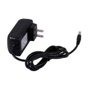 Venture Heat black wall power adapter with coiled cable and barrel connector