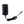 Venture Heat black wall power adapter with coiled cable and barrel connector