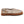 Acorn slipper with brown suede base and tan faux fur upper