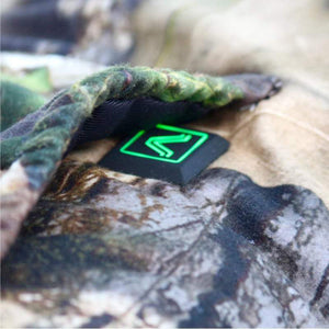 Volt Heat camouflage jacket with illuminated green power button
