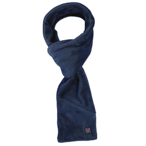 Volt Heat navy blue fleece scarf with integrated heating element