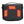 Volt Heat black heated seat cushion with three glowing orange heating zones